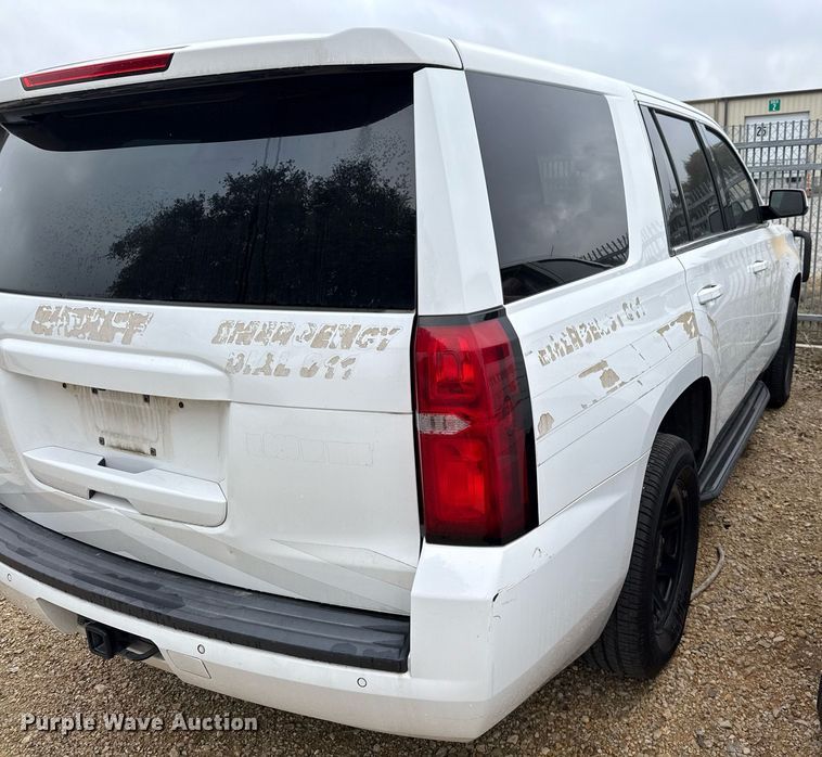 image for item DJ0930 2017 Chevrolet Tahoe Police SUV