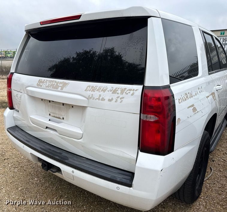image for item DJ0930 2017 Chevrolet Tahoe Police SUV