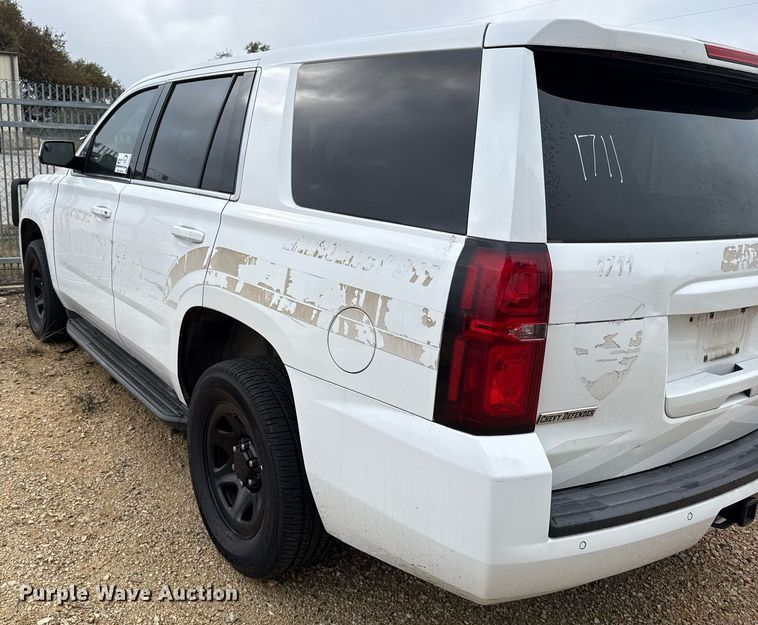 image for item DJ0930 2017 Chevrolet Tahoe Police SUV
