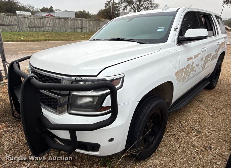 image for item DJ0931 2019 Chevrolet Tahoe Police SUV