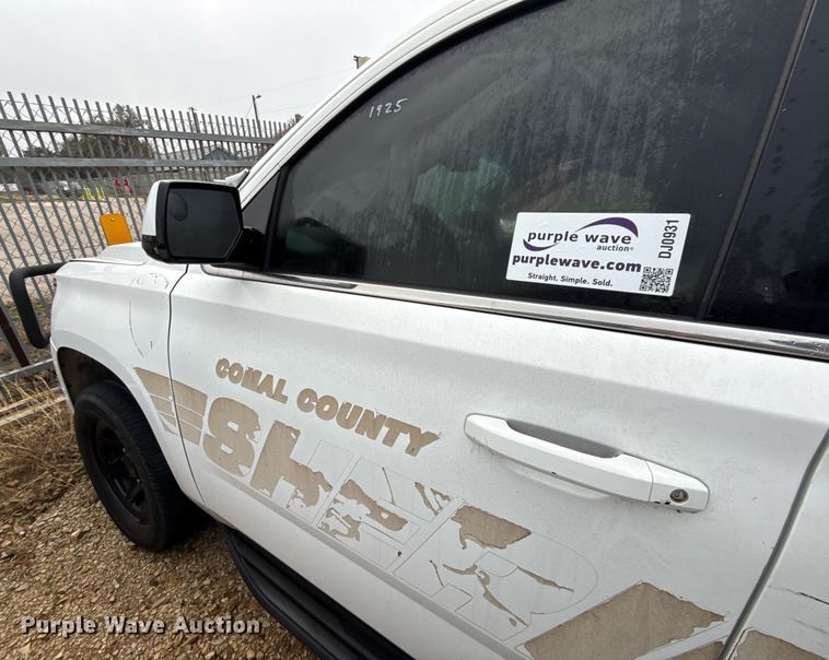 image for item DJ0931 2019 Chevrolet Tahoe Police SUV