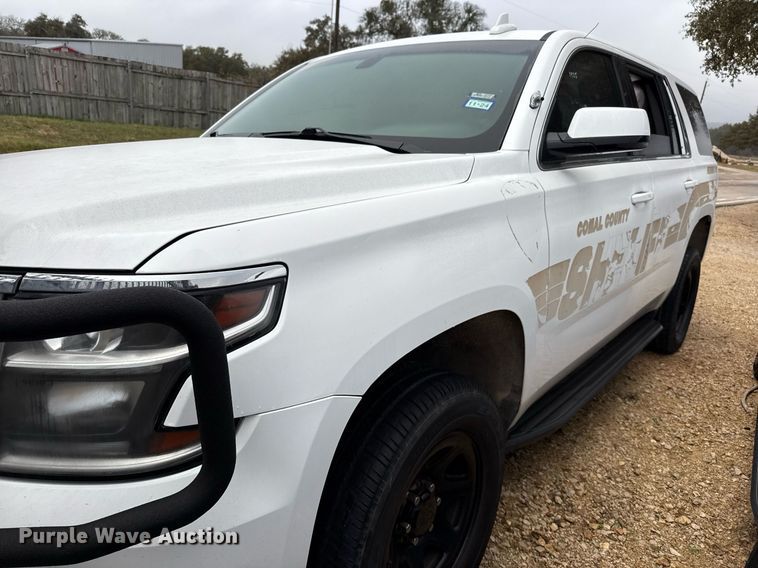 image for item DJ0931 2019 Chevrolet Tahoe Police SUV