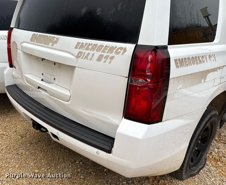 image for item DJ0931 2019 Chevrolet Tahoe Police SUV