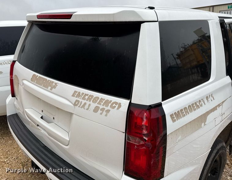 image for item DJ0931 2019 Chevrolet Tahoe Police SUV