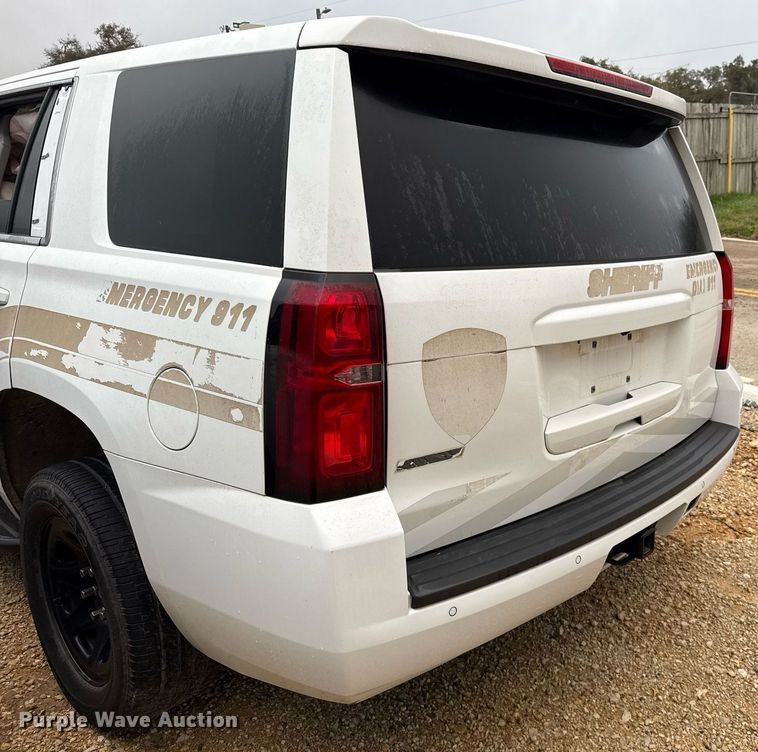 image for item DJ0931 2019 Chevrolet Tahoe Police SUV