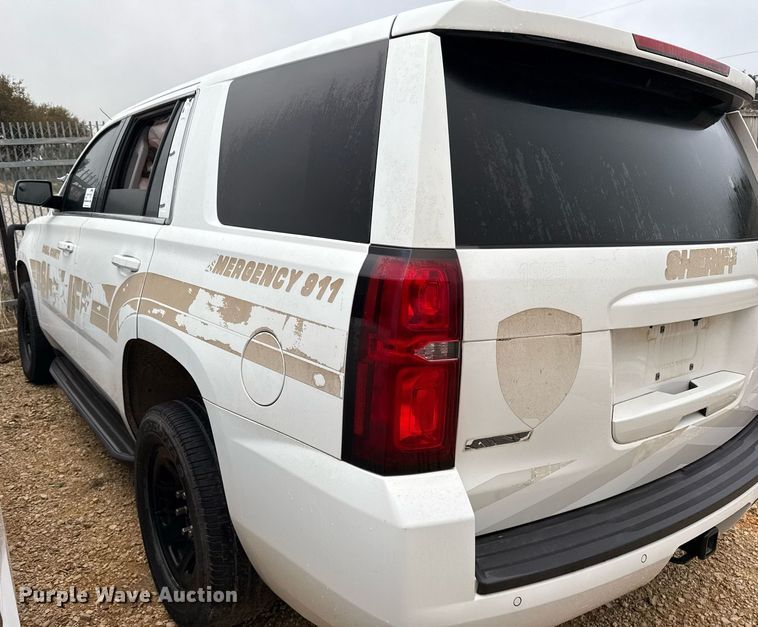 image for item DJ0931 2019 Chevrolet Tahoe Police SUV