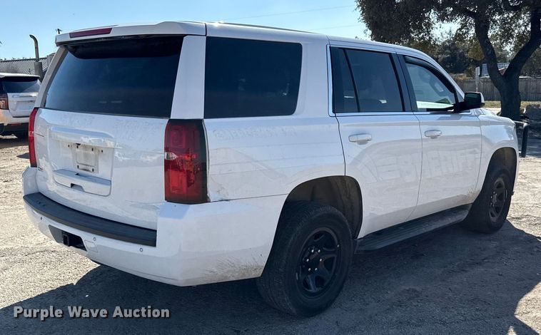 image for item DJ0934 2017 Chevrolet Tahoe Police SUV