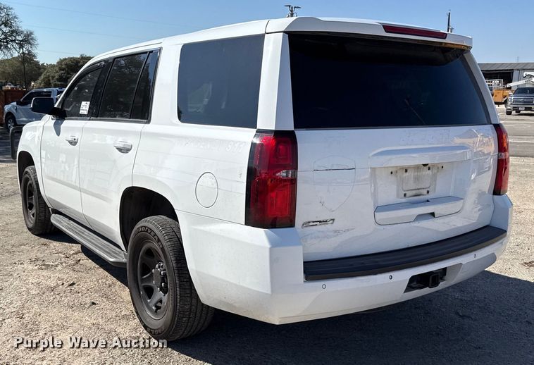 image for item DJ0934 2017 Chevrolet Tahoe Police SUV