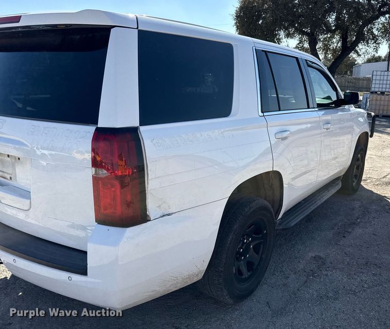 image for item DJ0934 2017 Chevrolet Tahoe Police SUV