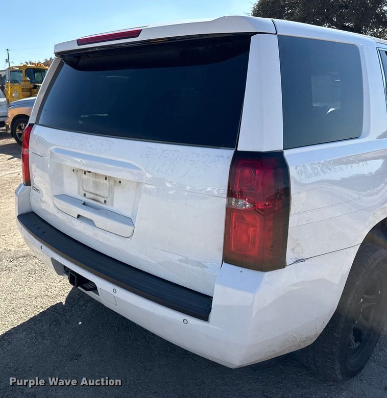 image for item DJ0934 2017 Chevrolet Tahoe Police SUV