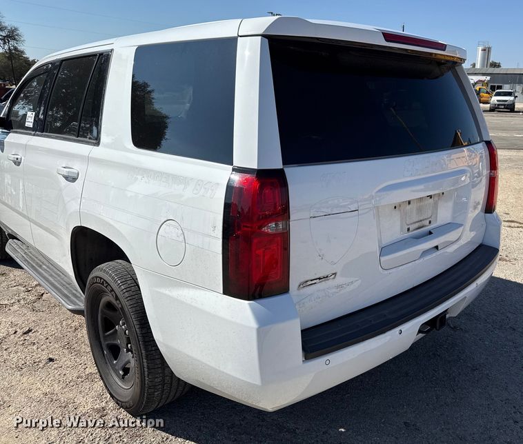 image for item DJ0934 2017 Chevrolet Tahoe Police SUV