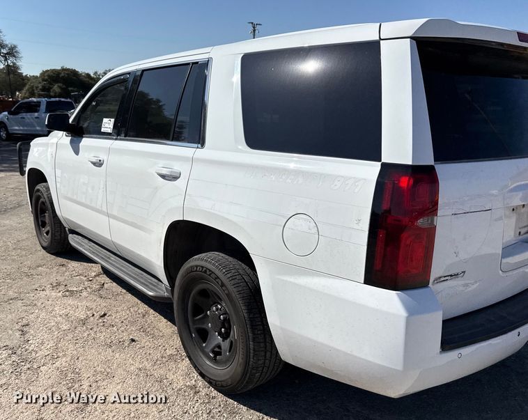 image for item DJ0934 2017 Chevrolet Tahoe Police SUV
