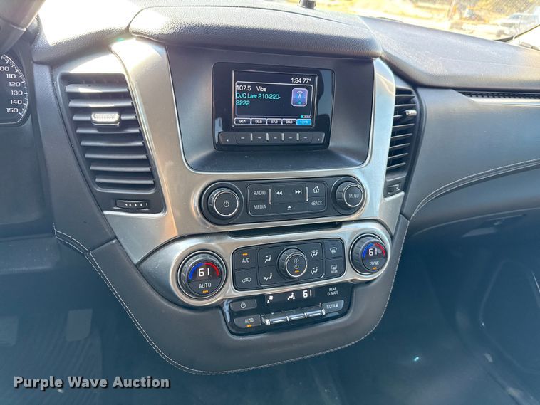 image for item DJ0934 2017 Chevrolet Tahoe Police SUV