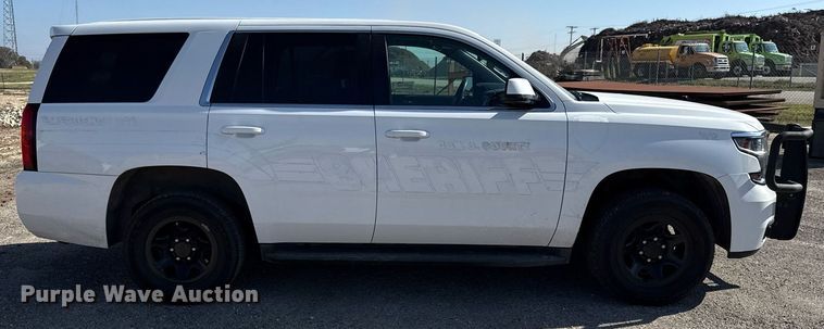 image for item DJ0935 2016 Chevrolet Tahoe Police SUV