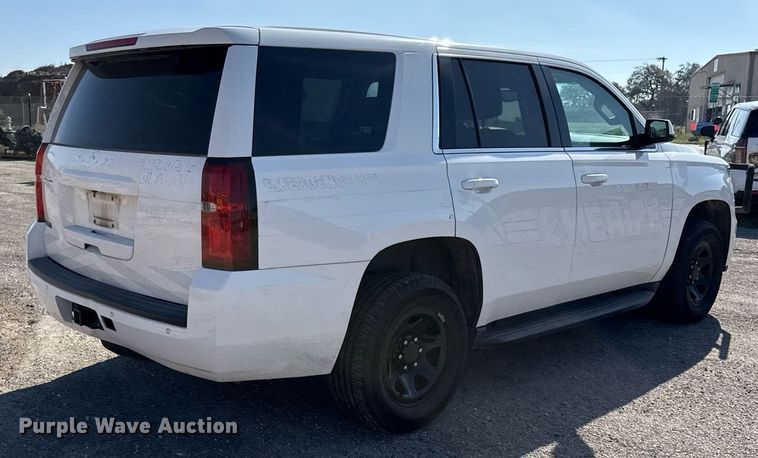 image for item DJ0935 2016 Chevrolet Tahoe Police SUV