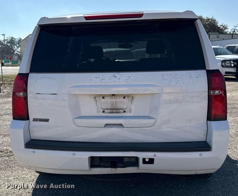 image for item DJ0935 2016 Chevrolet Tahoe Police SUV