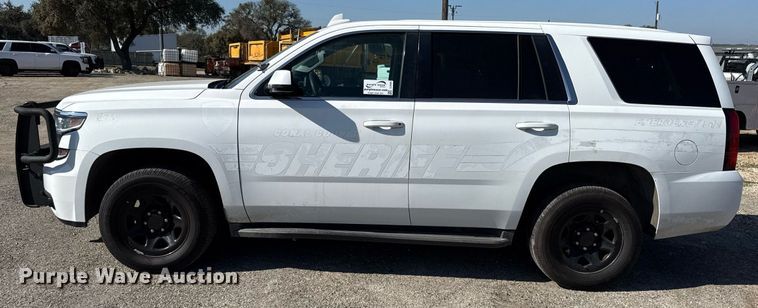 image for item DJ0935 2016 Chevrolet Tahoe Police SUV