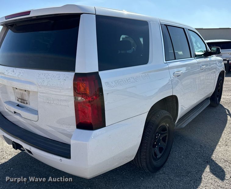 image for item DJ0935 2016 Chevrolet Tahoe Police SUV