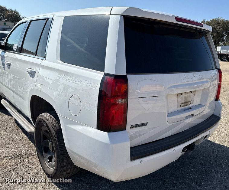 image for item DJ0935 2016 Chevrolet Tahoe Police SUV