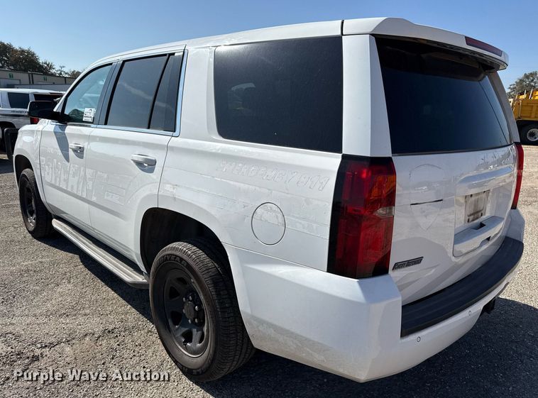 image for item DJ0935 2016 Chevrolet Tahoe Police SUV