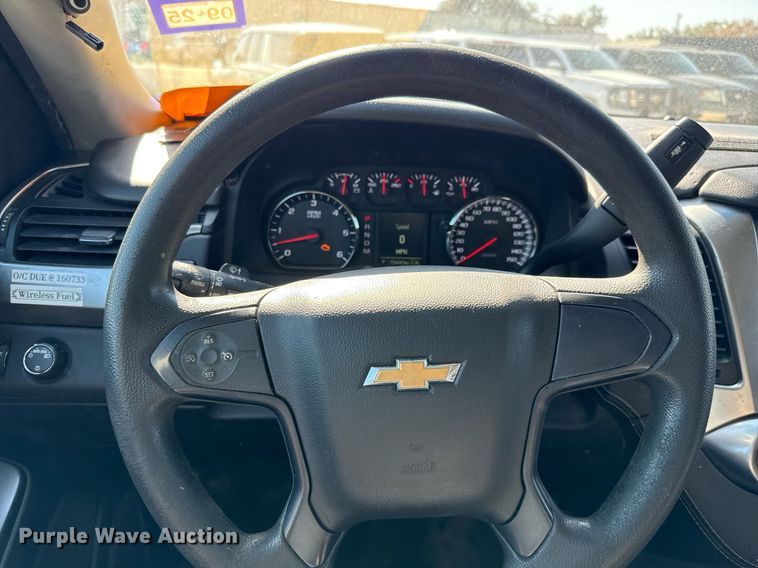 image for item DJ0935 2016 Chevrolet Tahoe Police SUV