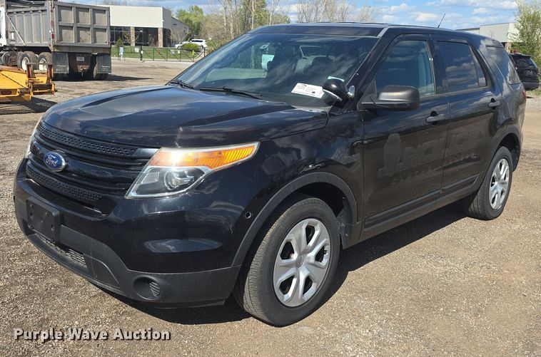 image for item DO7754 2015 Ford Explorer Police Interceptor SUV