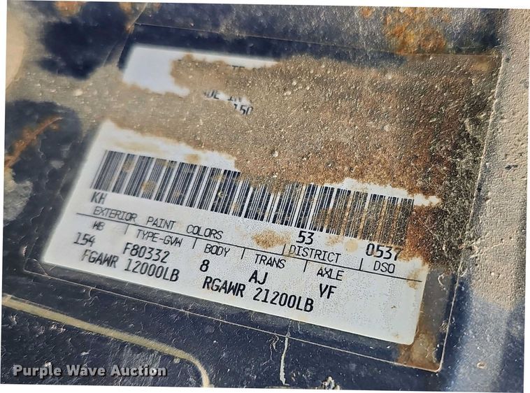 image for item DO7800 1995 Ford F800 dump truck