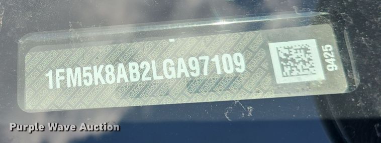 image for item DO7882 2020 Ford Explorer Police Interceptor SUV