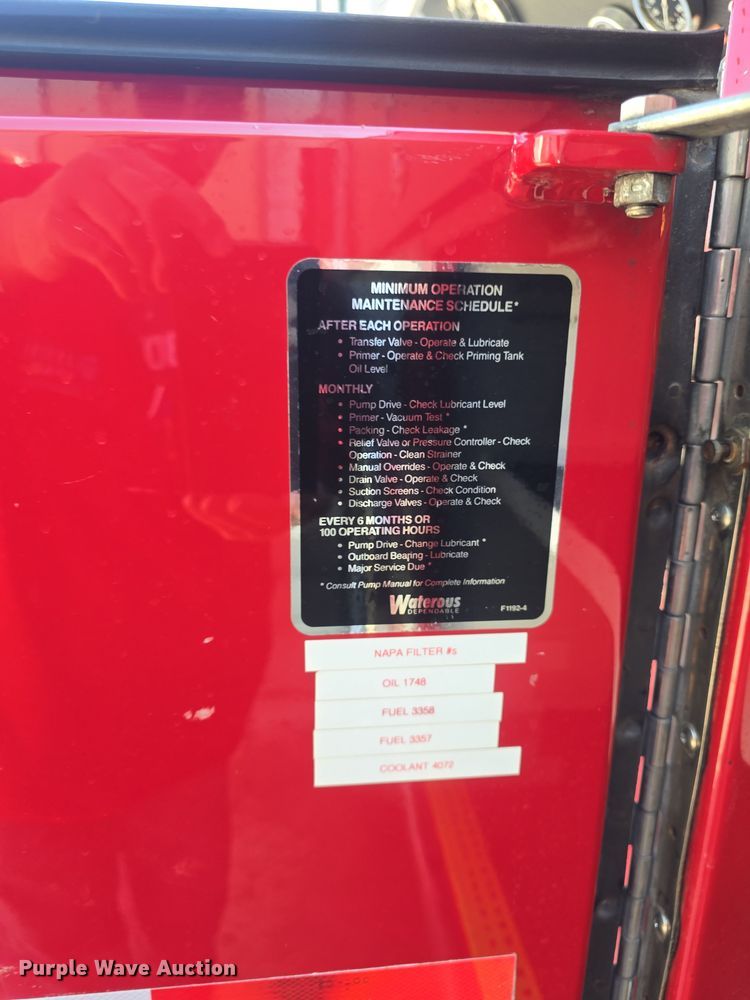 image for item DO7907 1993 HME pumper fire truck