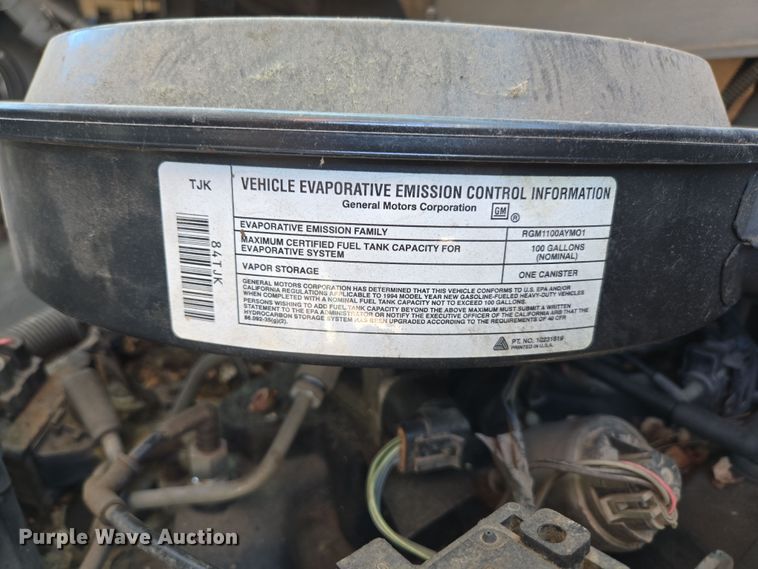 image for item DP6315 1994 GMC mobile command center vehicle