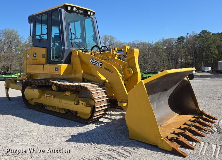 image for item DP6316 2004 John Deere 655C Series II track loader