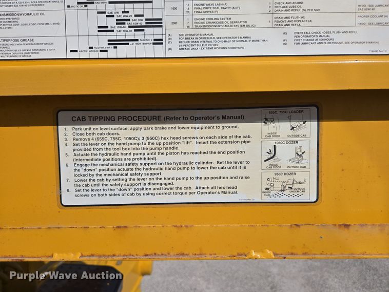 image for item DP6316 2004 John Deere 655C Series II track loader