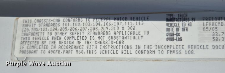 image for item DP6320 2006 Freightliner Business Class M2 dump truck