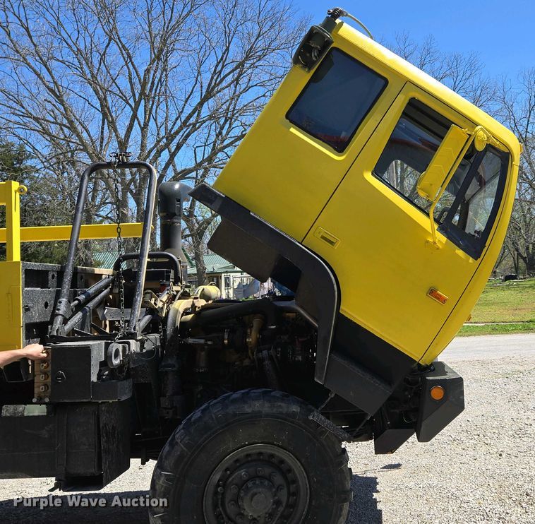 image for item DP6332 2002 Stewart & Stevenson LMTV flatbed truck