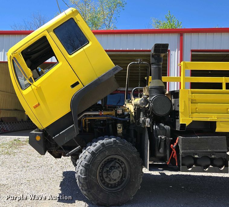 image for item DP6332 2002 Stewart & Stevenson LMTV flatbed truck