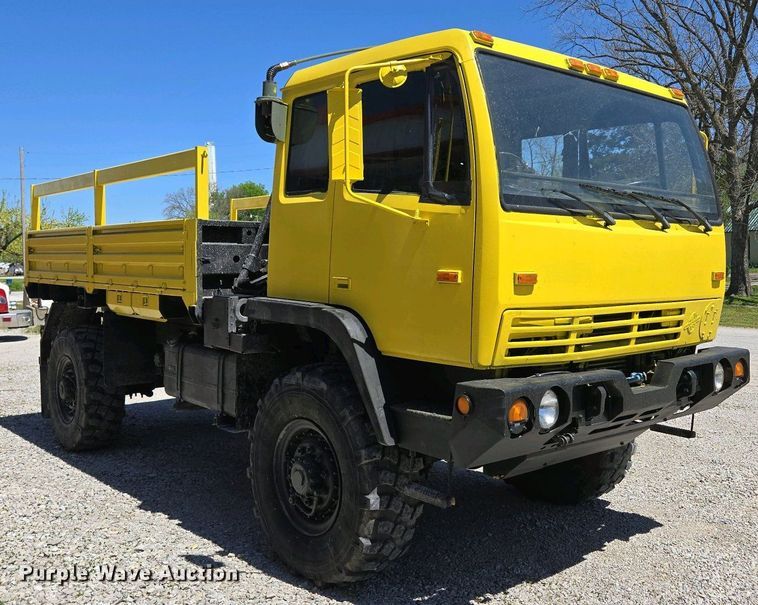 image for item DP6332 2002 Stewart & Stevenson LMTV flatbed truck