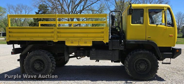 image for item DP6332 2002 Stewart & Stevenson LMTV flatbed truck