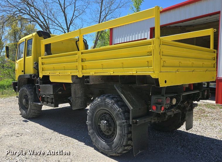 image for item DP6332 2002 Stewart & Stevenson LMTV flatbed truck