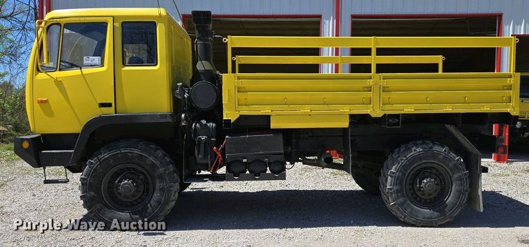 image for item DP6332 2002 Stewart & Stevenson LMTV flatbed truck