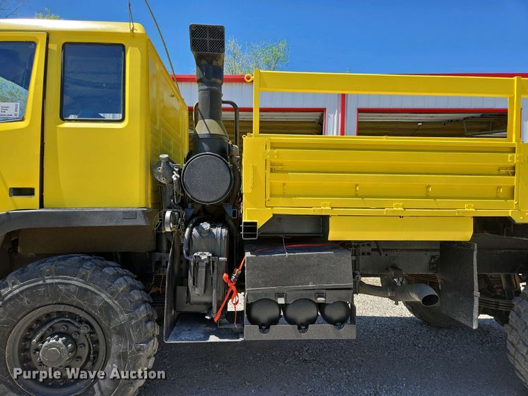 image for item DP6332 2002 Stewart & Stevenson LMTV flatbed truck