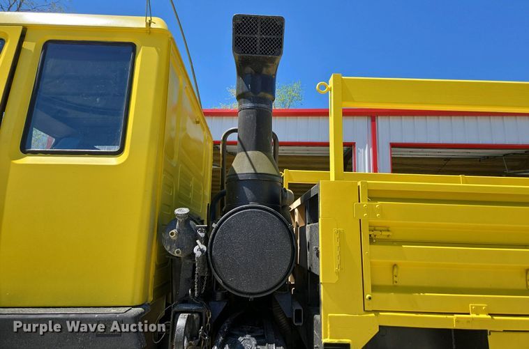 image for item DP6332 2002 Stewart & Stevenson LMTV flatbed truck