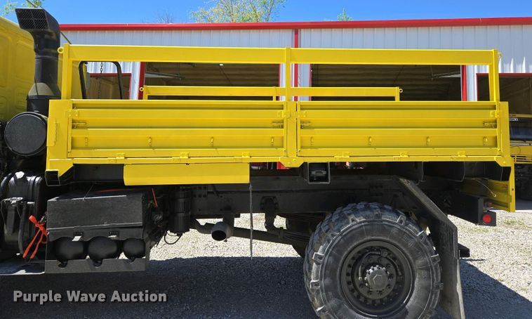 image for item DP6332 2002 Stewart & Stevenson LMTV flatbed truck