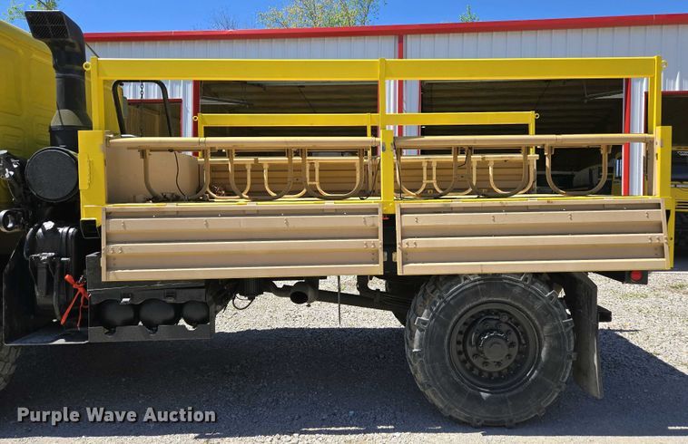 image for item DP6332 2002 Stewart & Stevenson LMTV flatbed truck