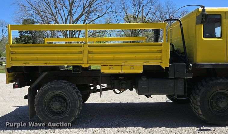 image for item DP6332 2002 Stewart & Stevenson LMTV flatbed truck