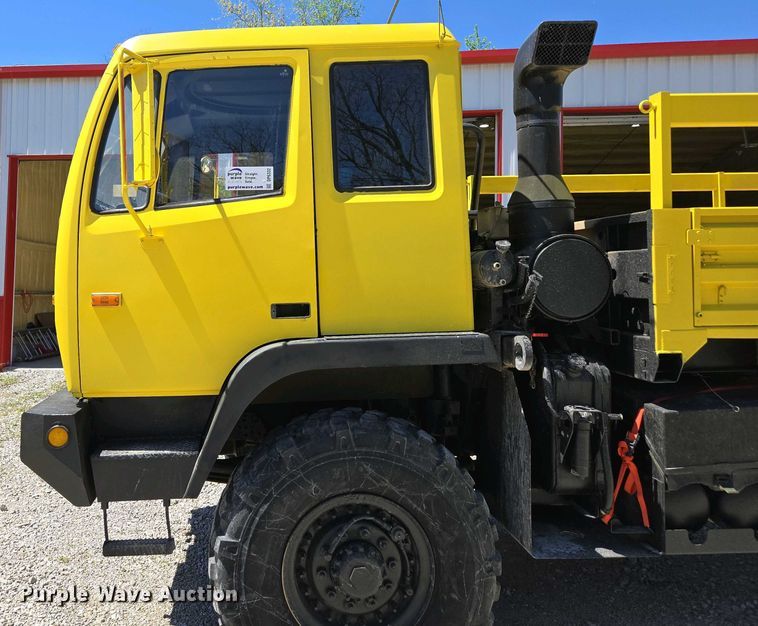 image for item DP6332 2002 Stewart & Stevenson LMTV flatbed truck