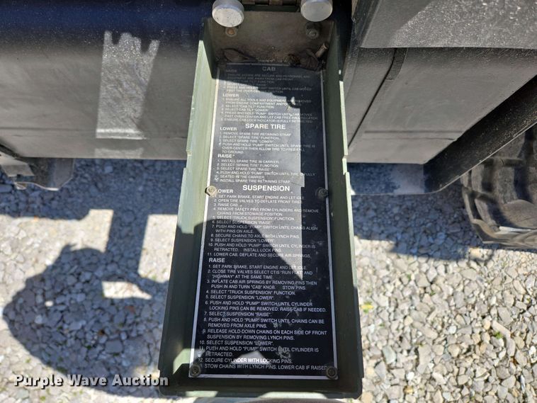 image for item DP6332 2002 Stewart & Stevenson LMTV flatbed truck