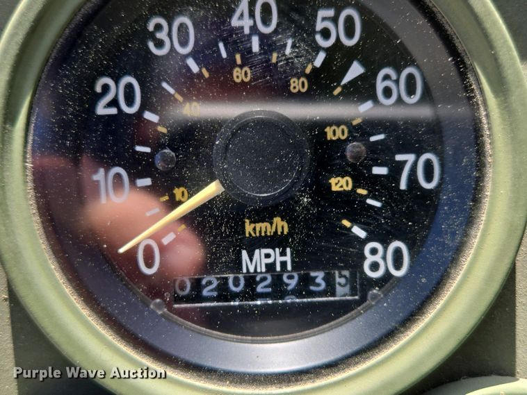 image for item DP6332 2002 Stewart & Stevenson LMTV flatbed truck