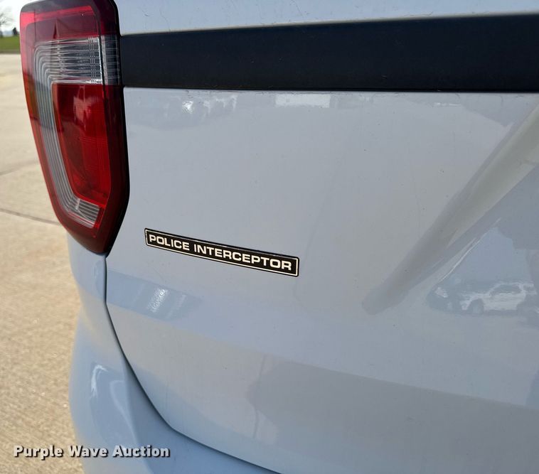 image for item DT0688 2017 Ford Explorer Police Interceptor SUV