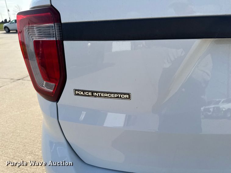 image for item DT0689 2017 Ford Explorer Police Interceptor SUV