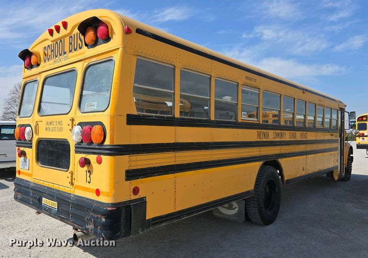 image for item DT6787 2001 Blue Bird 3800 school bus
